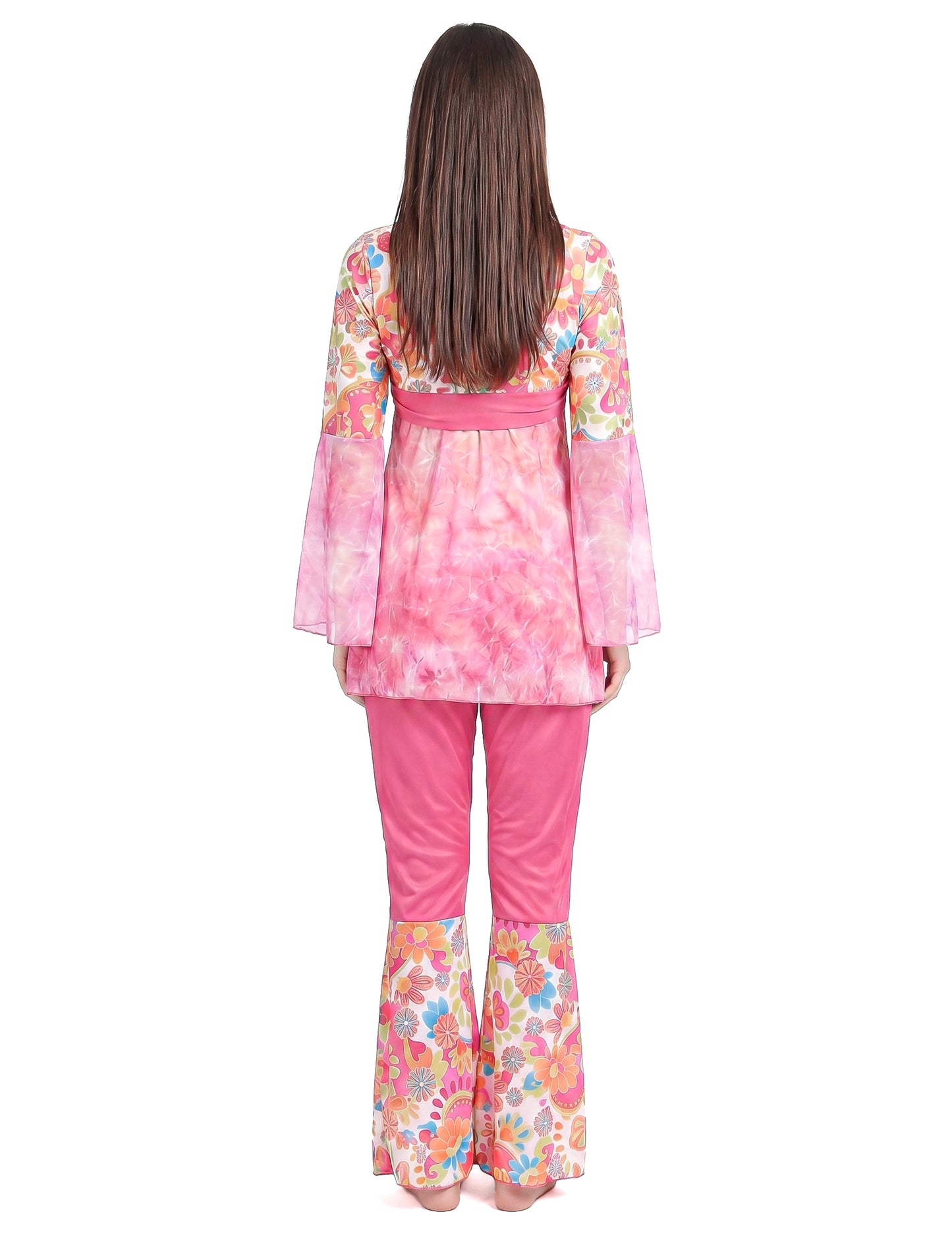 Costum de hippie pentru flori de trandafiri pentru femei