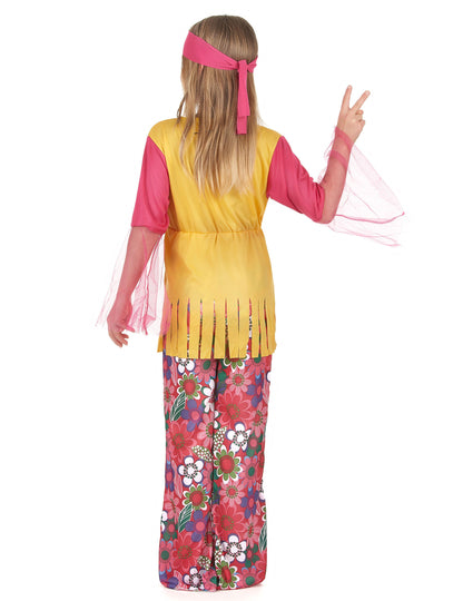 Costum de fată hippie muticolare