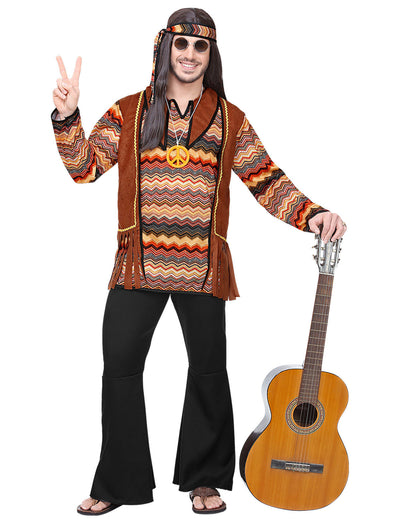 Déguisement hippie nature homme