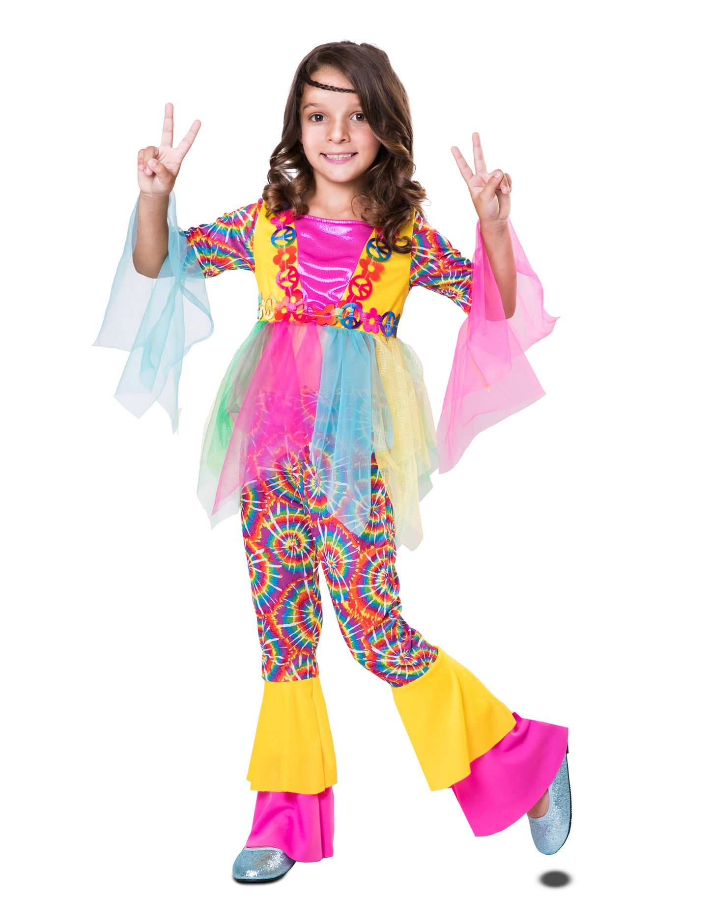 Costum de fată Hippie Tulle