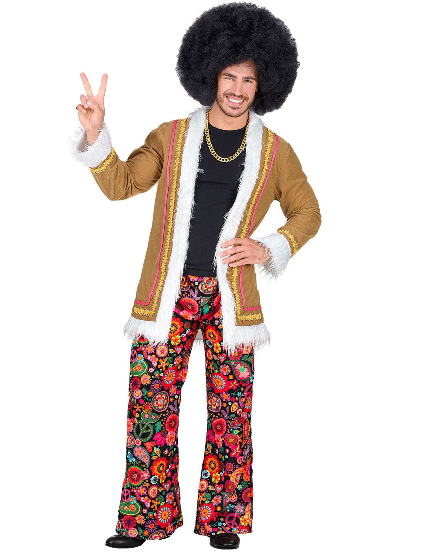 Costum de om Hippie Woodstock