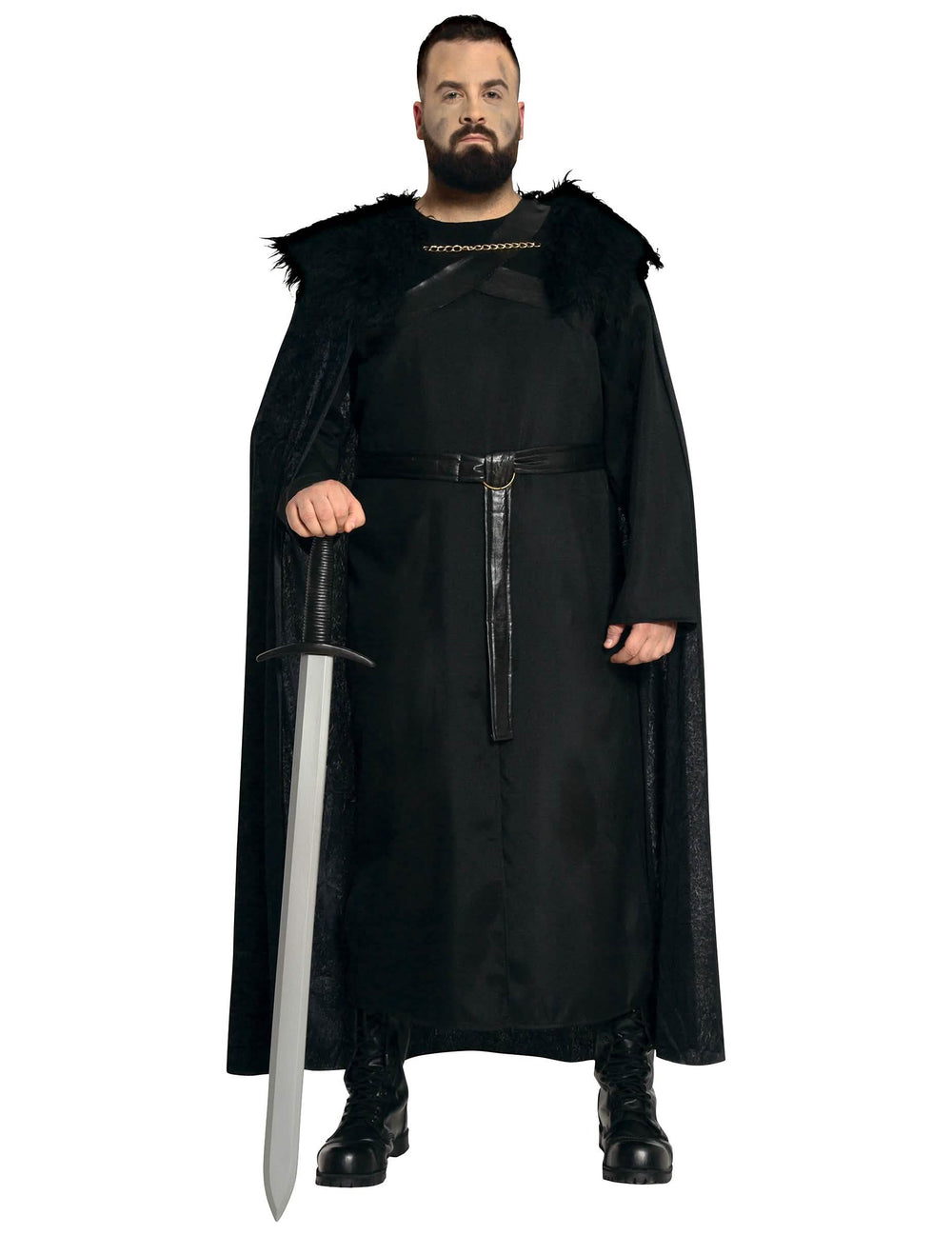 Sabie ținută cu costumul bărbat al nopții