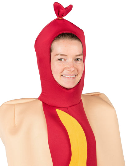 Costum pentru hot dog pentru adulți