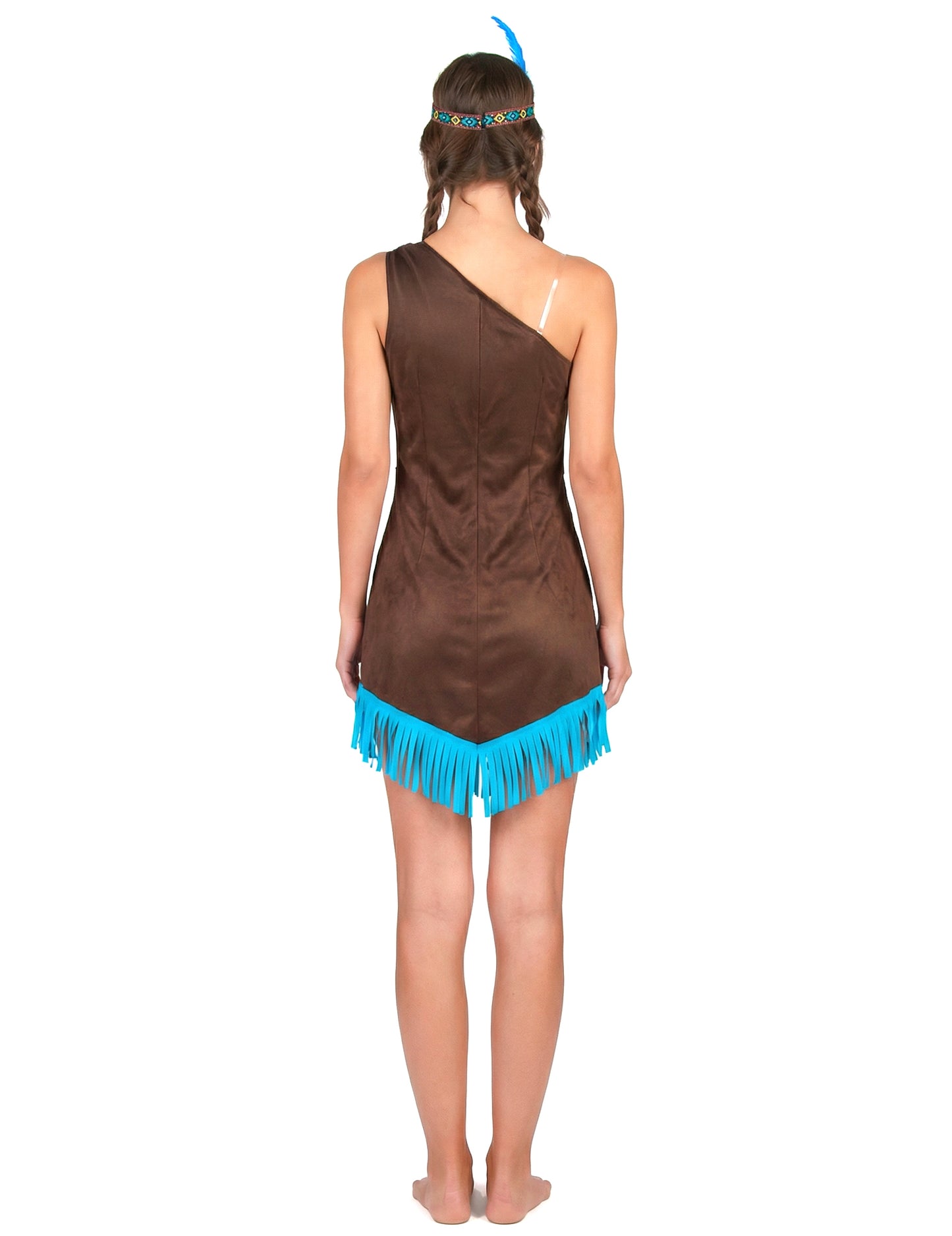 Deghizare indiană maro și albastră