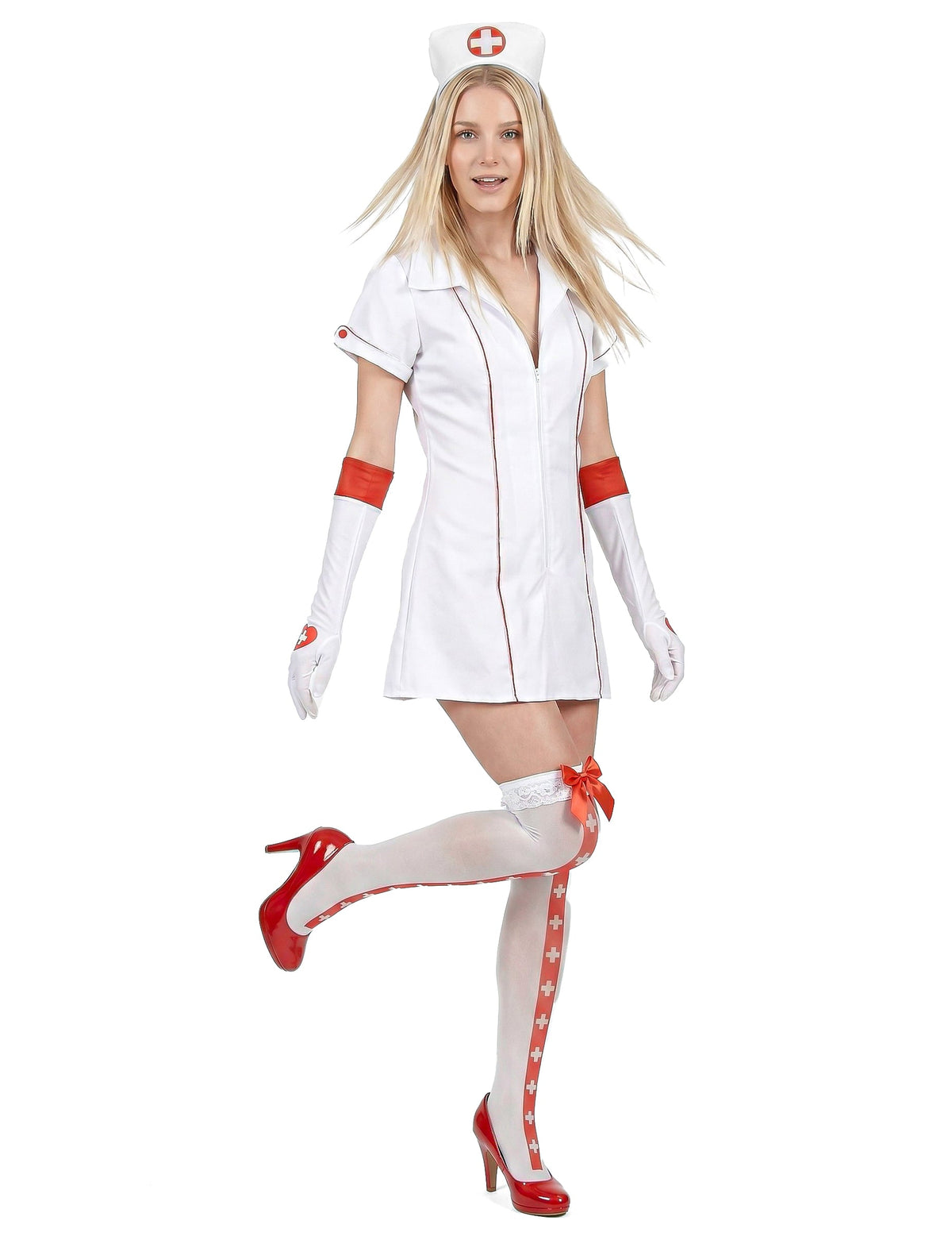 Femeie sexy costum de asistență medicală