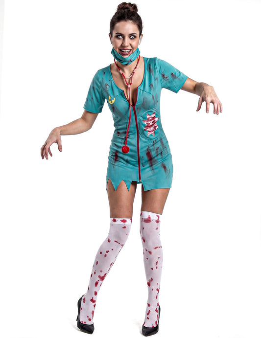Costume asistente Zombie Femeie