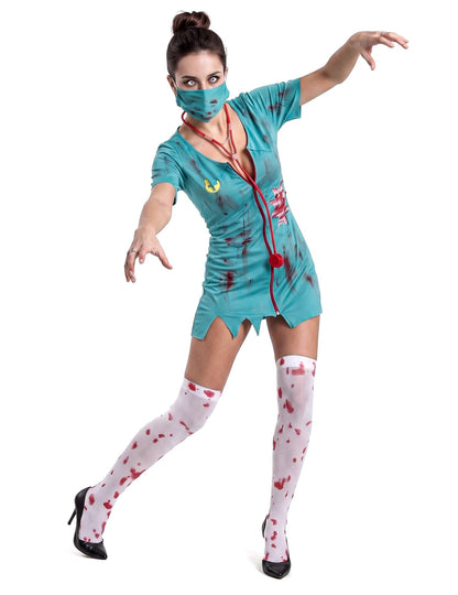 Costume asistente Zombie Femeie