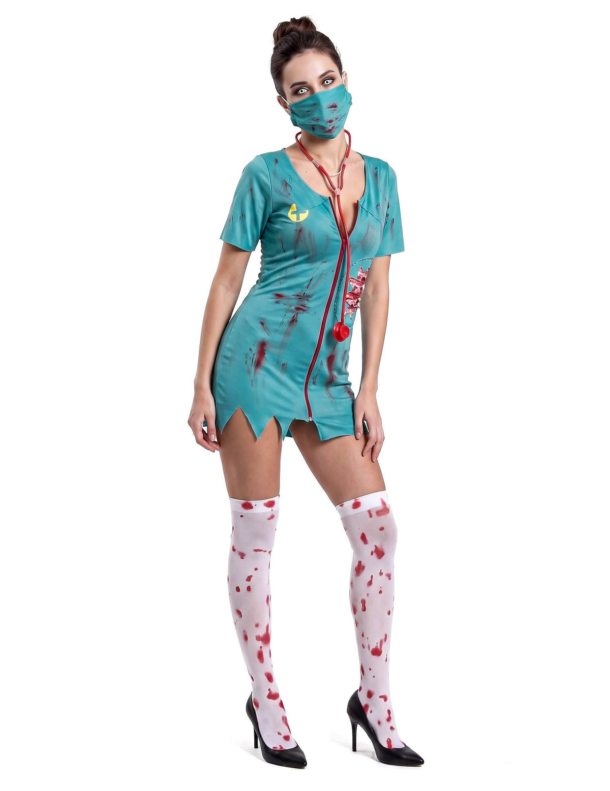 Costume asistente Zombie Femeie