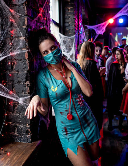 Costume asistente Zombie Femeie
