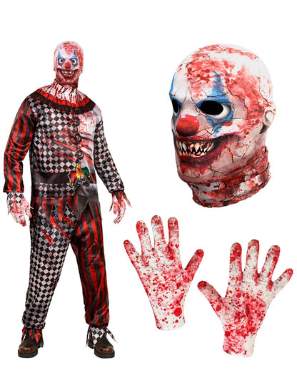 Costum complet de clovn ucigaș pentru adult