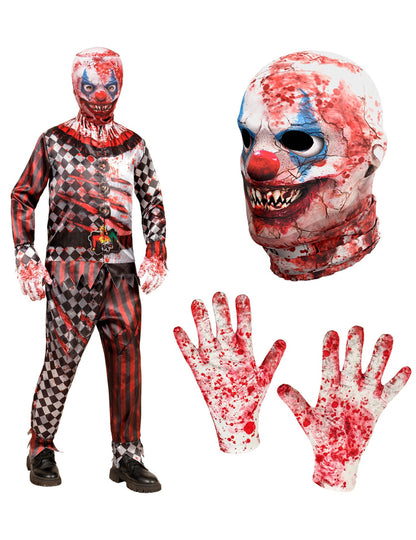 Costum complet de clovn ucigaș pentru copii