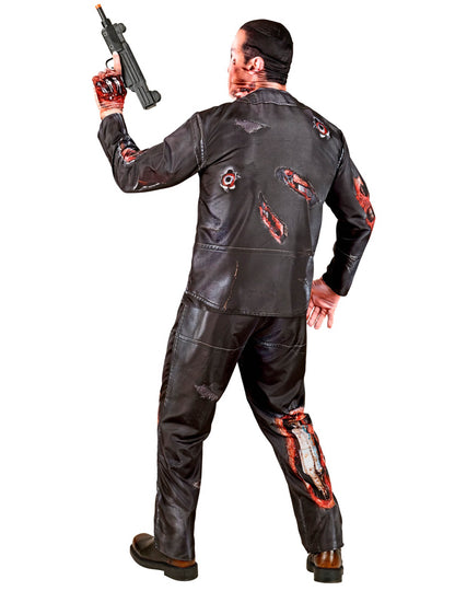 Costum complet de cyborg pentru adult