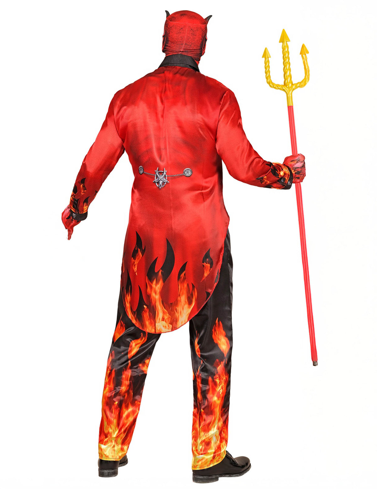 Costum de diavol în flăcări pentru adult