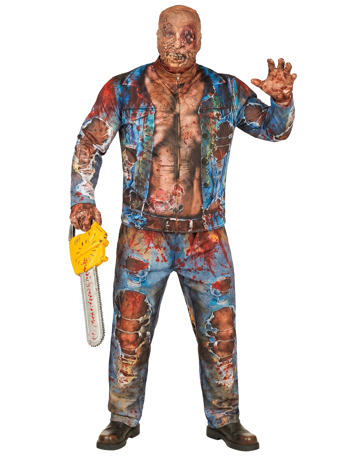 Costum complet de zombi pentru adult