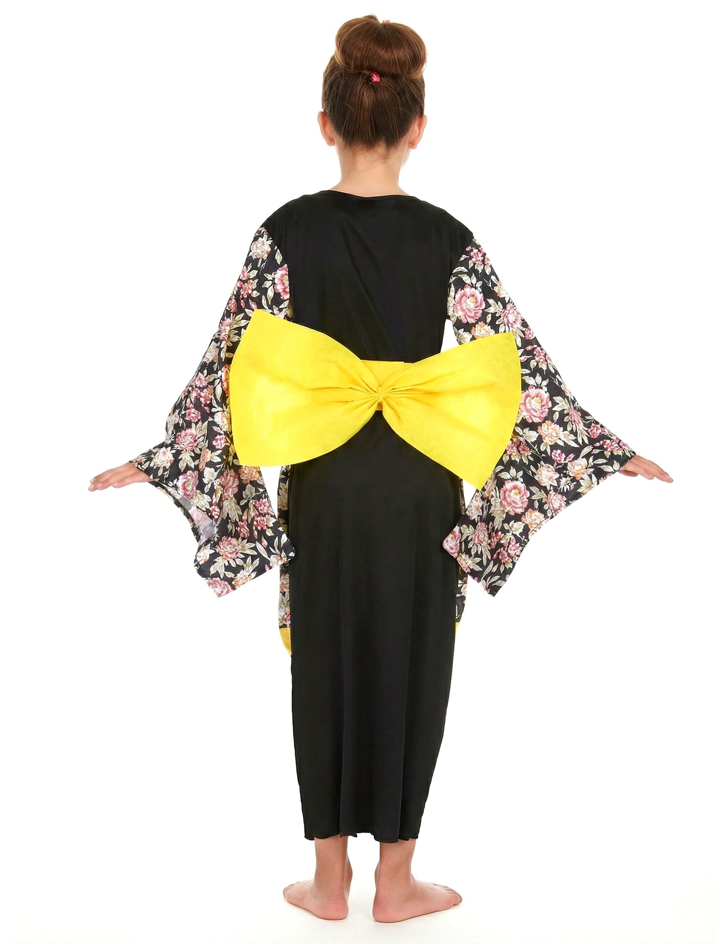 Vue de dos du déguisement Japonaise pour fille
