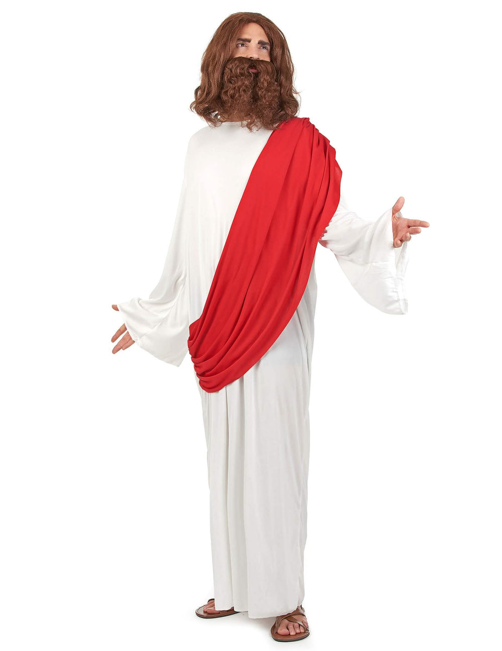 Déguisement de Jésus pour homme blanc et rouge