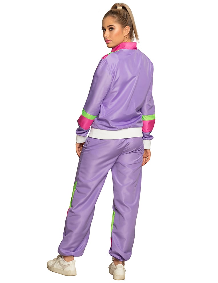 Vue de dos du déguisement jogging rétro