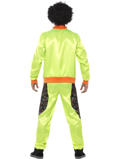Costum de jogging retro verde pentru bărbați