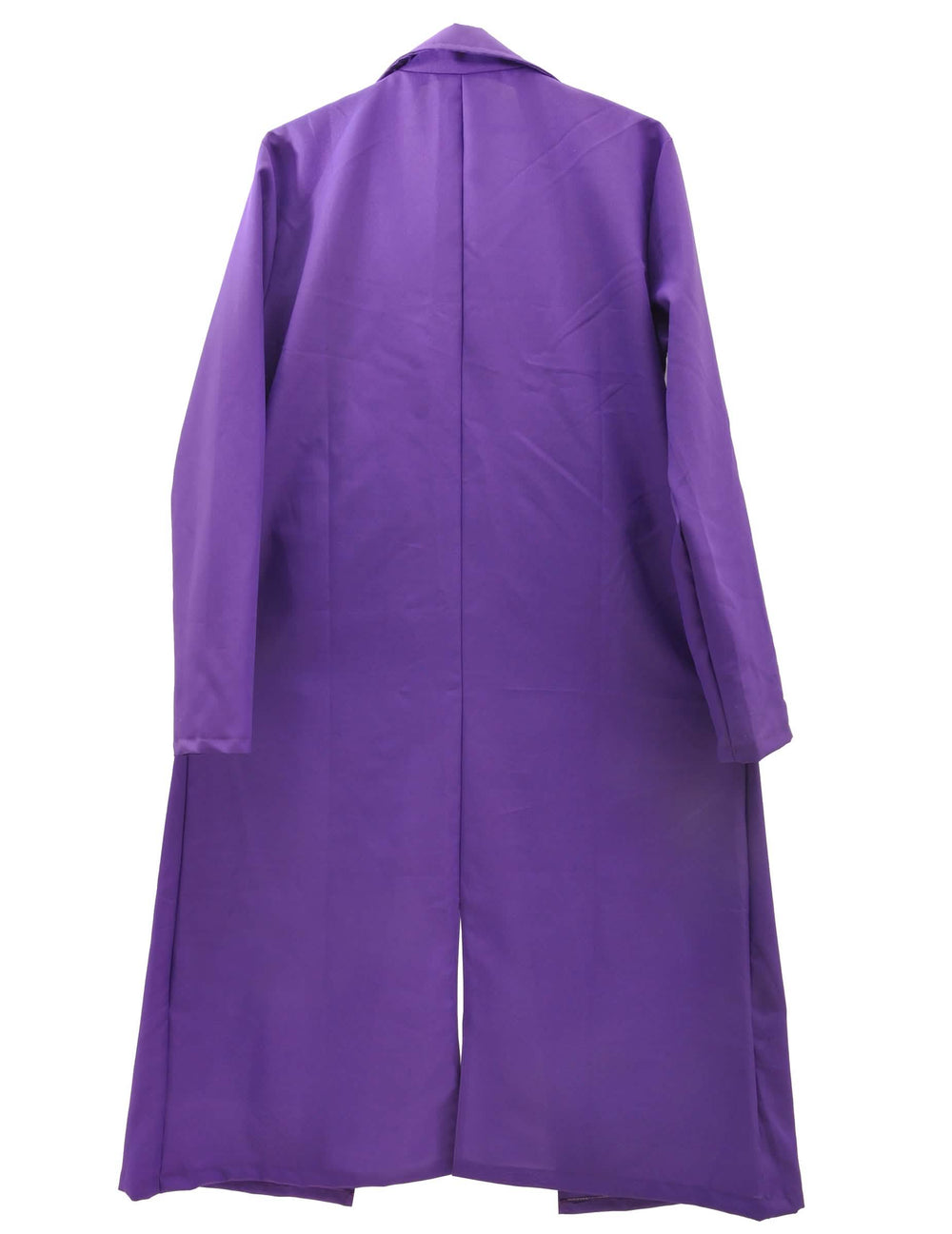 Vedere din spate a sacoului lung al costumului Joker™ pentru copil