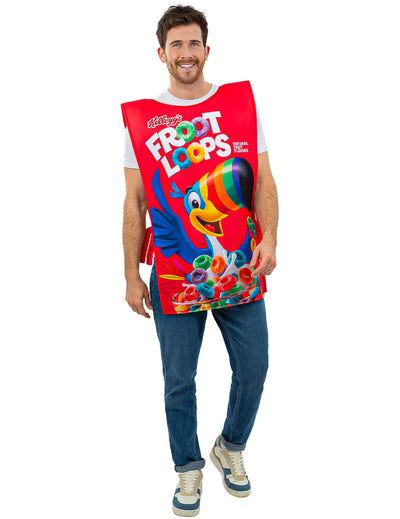 Déguisement Kellogg's™ Froot Loops boîte de céréales adulte