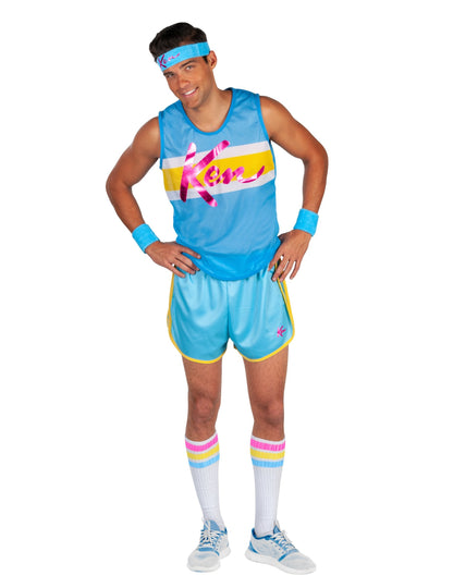 Costum de cuplu Barbie™ și Ken™ pentru adulți, model aerobic