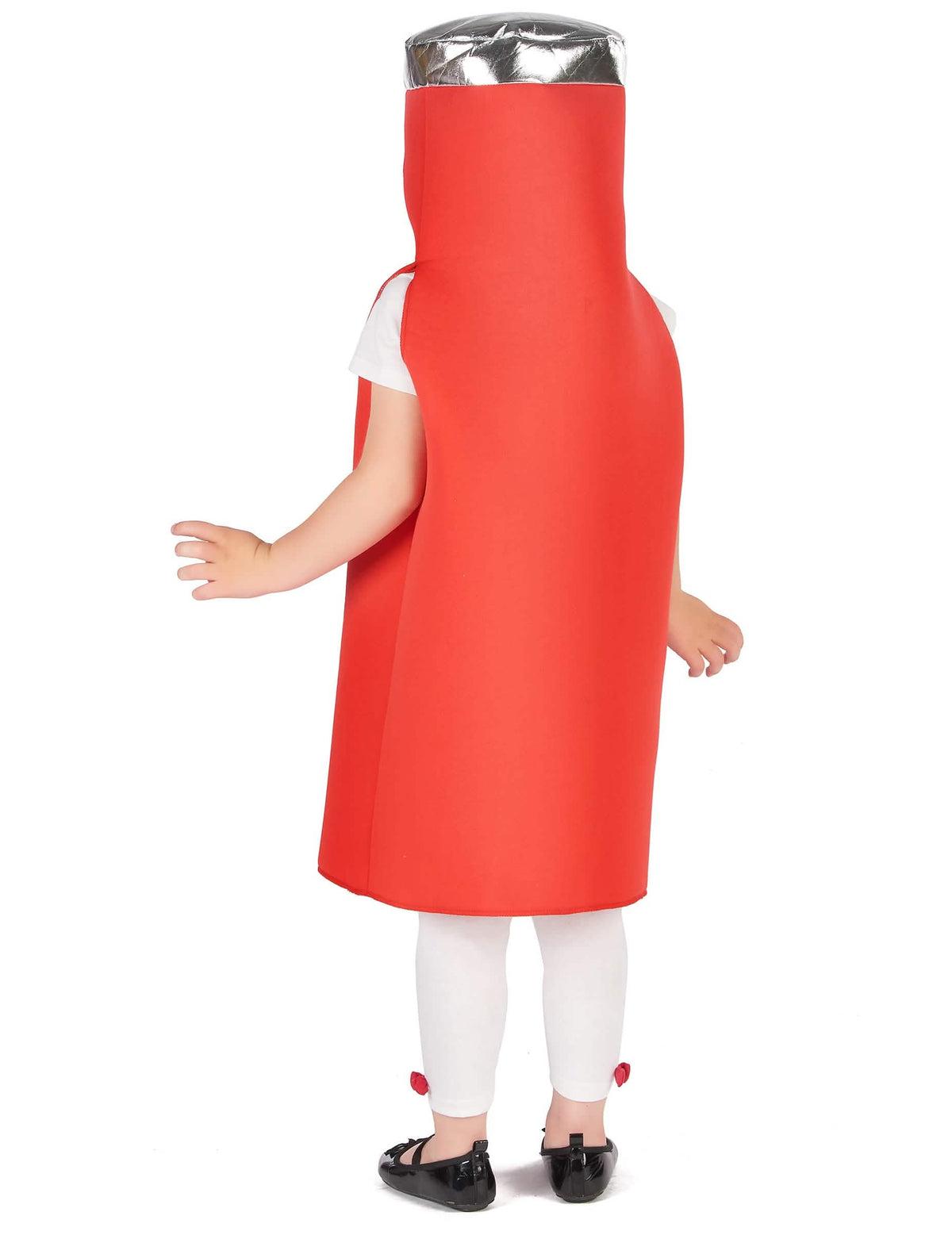 Vedere din spate a costumului de ketchup pentru copil