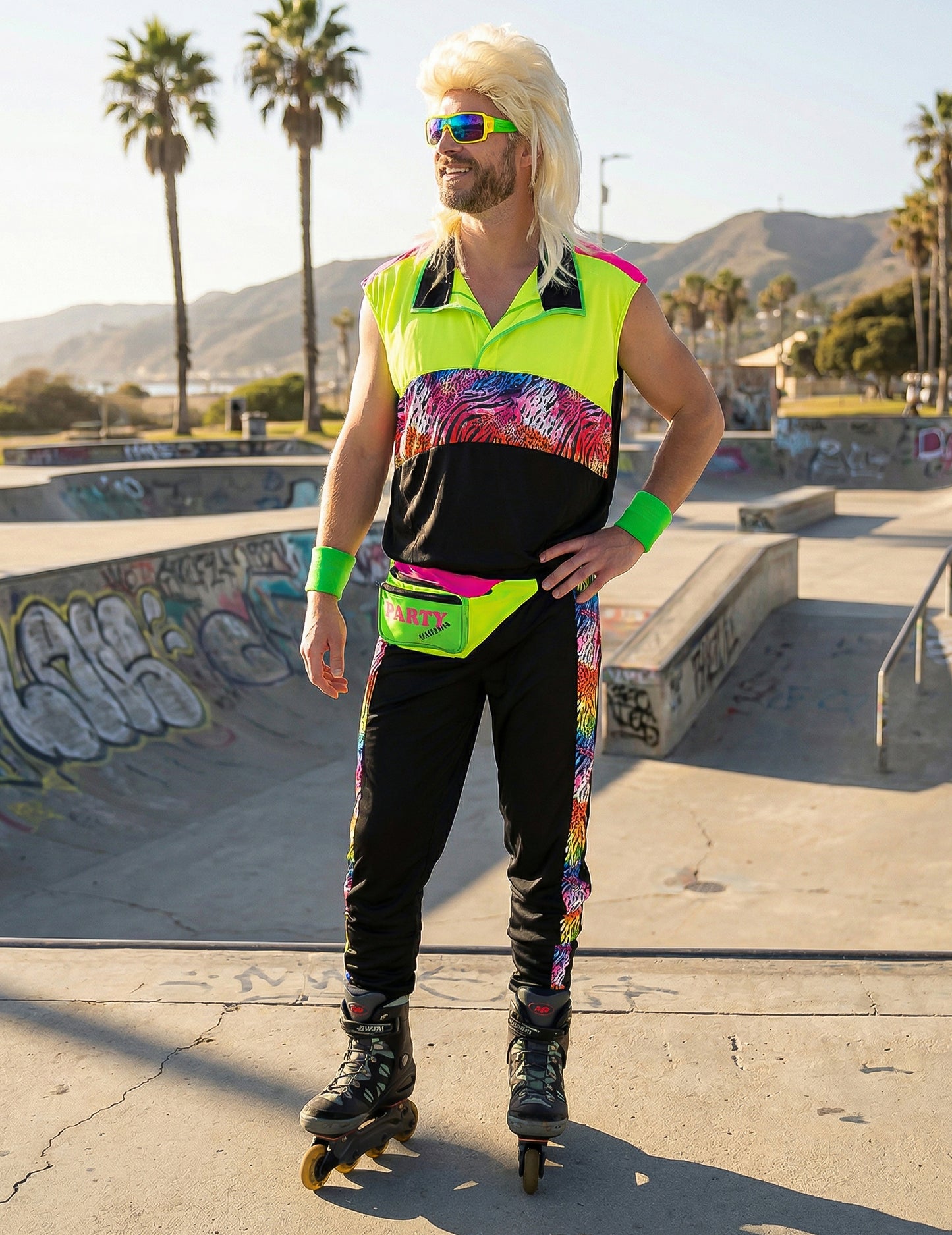 Costum kitsh anii '80 pentru bărbați 