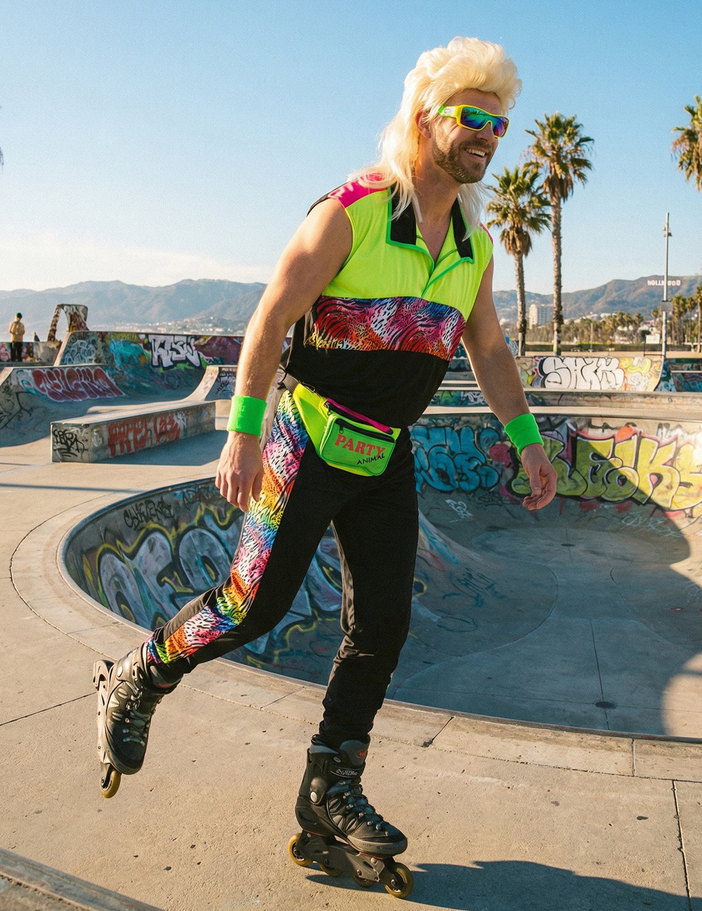 Costum kitsh anii '80 pentru bărbați 