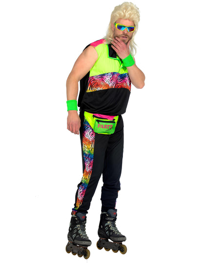 Costum kitsh anii '80 pentru bărbați 