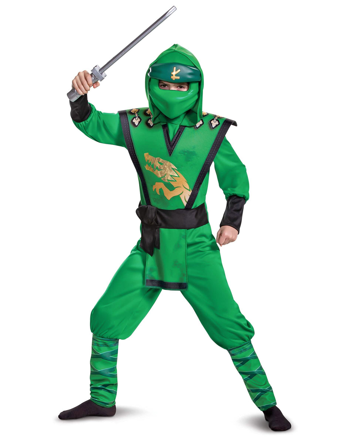 Pozează cu sabia din costumul LEGACY deluxe Lloyd Ninjago LEGO