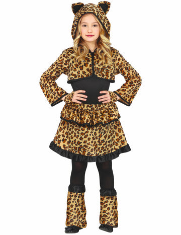 Costum pentru fată leopard