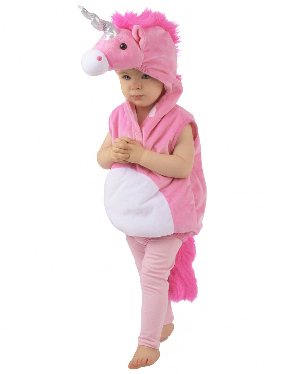 Vedere laterală a costumului de unicorni