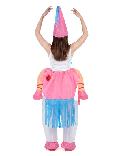 Deghizare unicorn gonflabilă pentru adulți