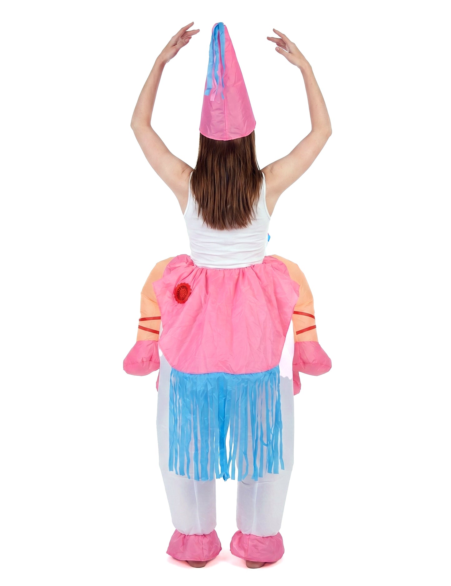 Deghizare unicorn gonflabilă pentru adulți