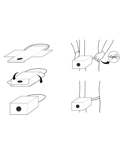 Costum de livrator Oops pentru adult