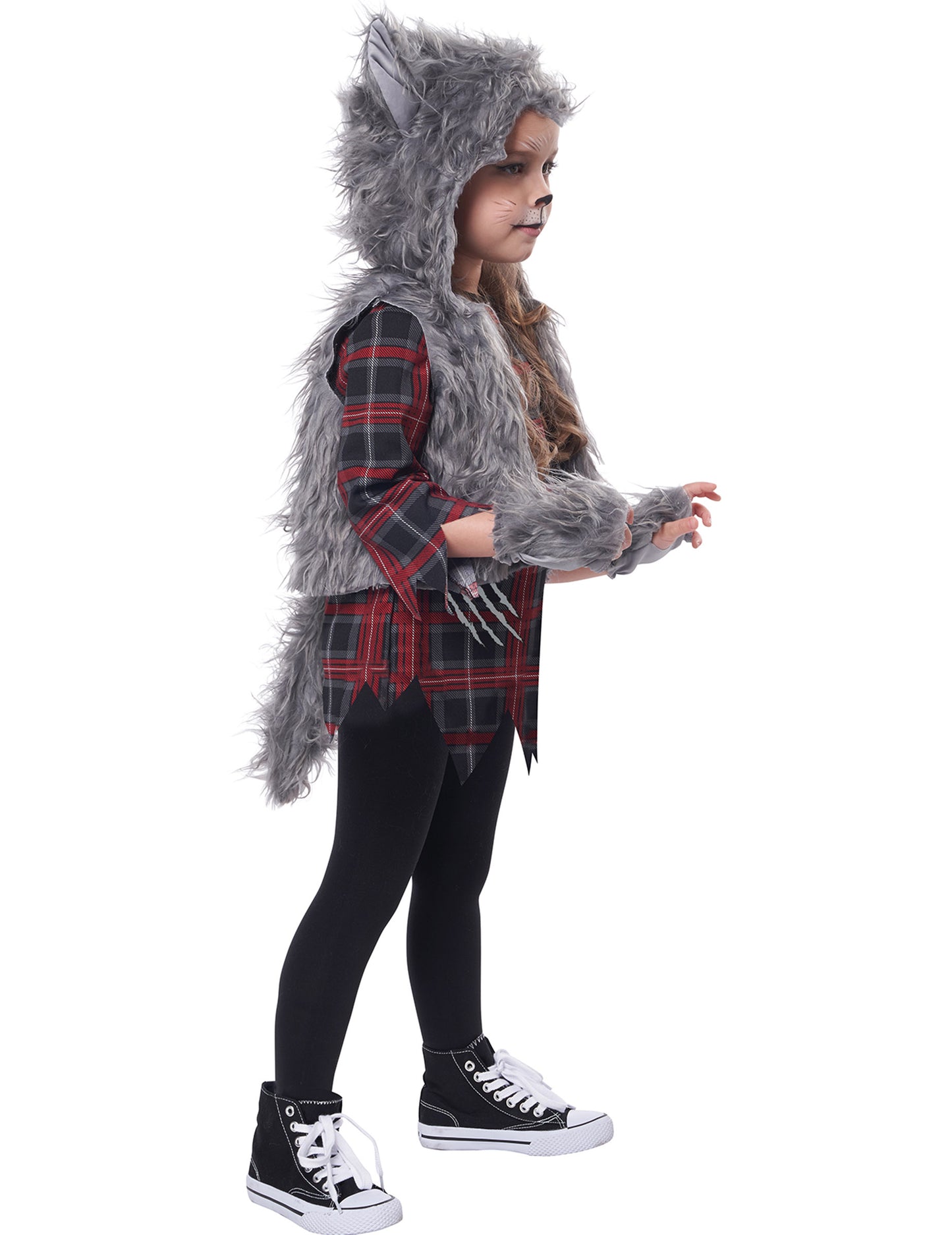 Costum de lux Gray Girl Wolf Garou