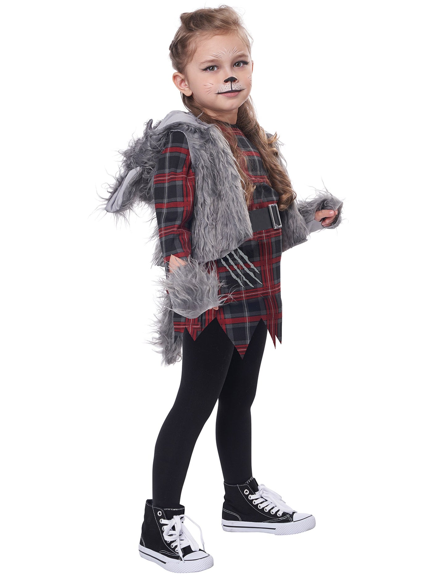 Costum de lux Gray Girl Wolf Garou