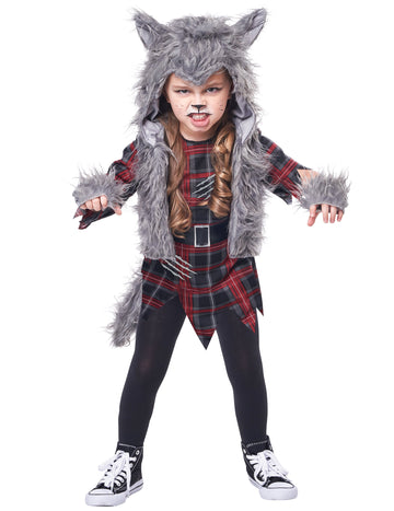 Costum de lux Gray Girl Wolf Garou