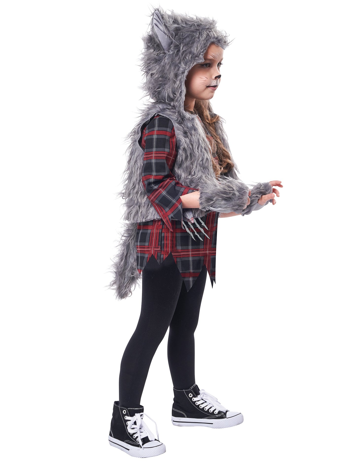 Costum de lux Gray Girl Wolf Garou
