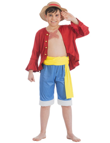 Costum pentru copii Luffy One Piece