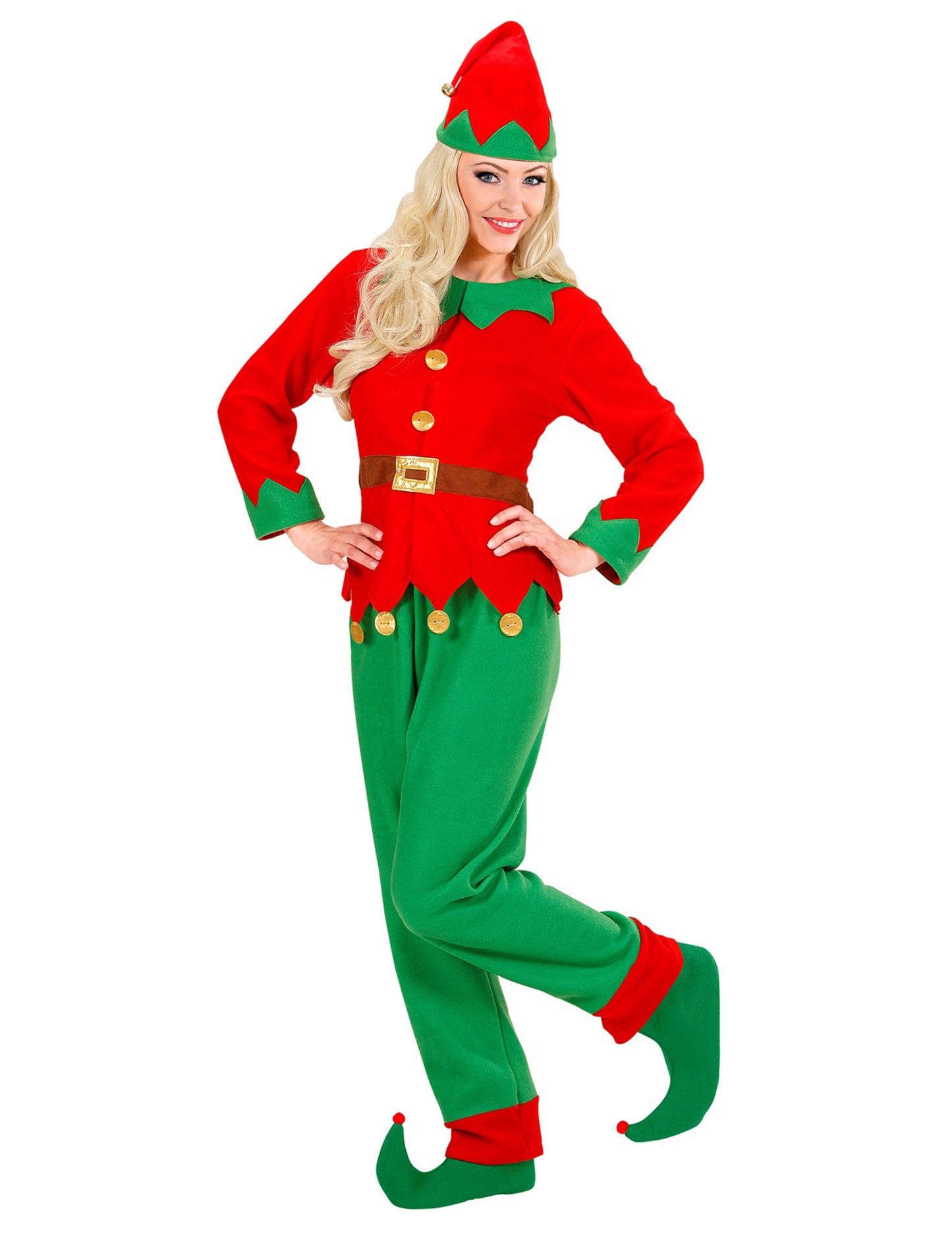 Femeie costum de Lutin Moș Crăciun