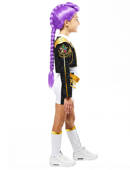Costum de lux Rumi Gold Kpop Demon Hunter™ pentru fată 
