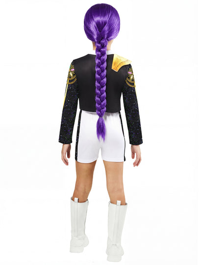 Costum de lux Rumi Gold Kpop Demon Hunter™ pentru fată 
