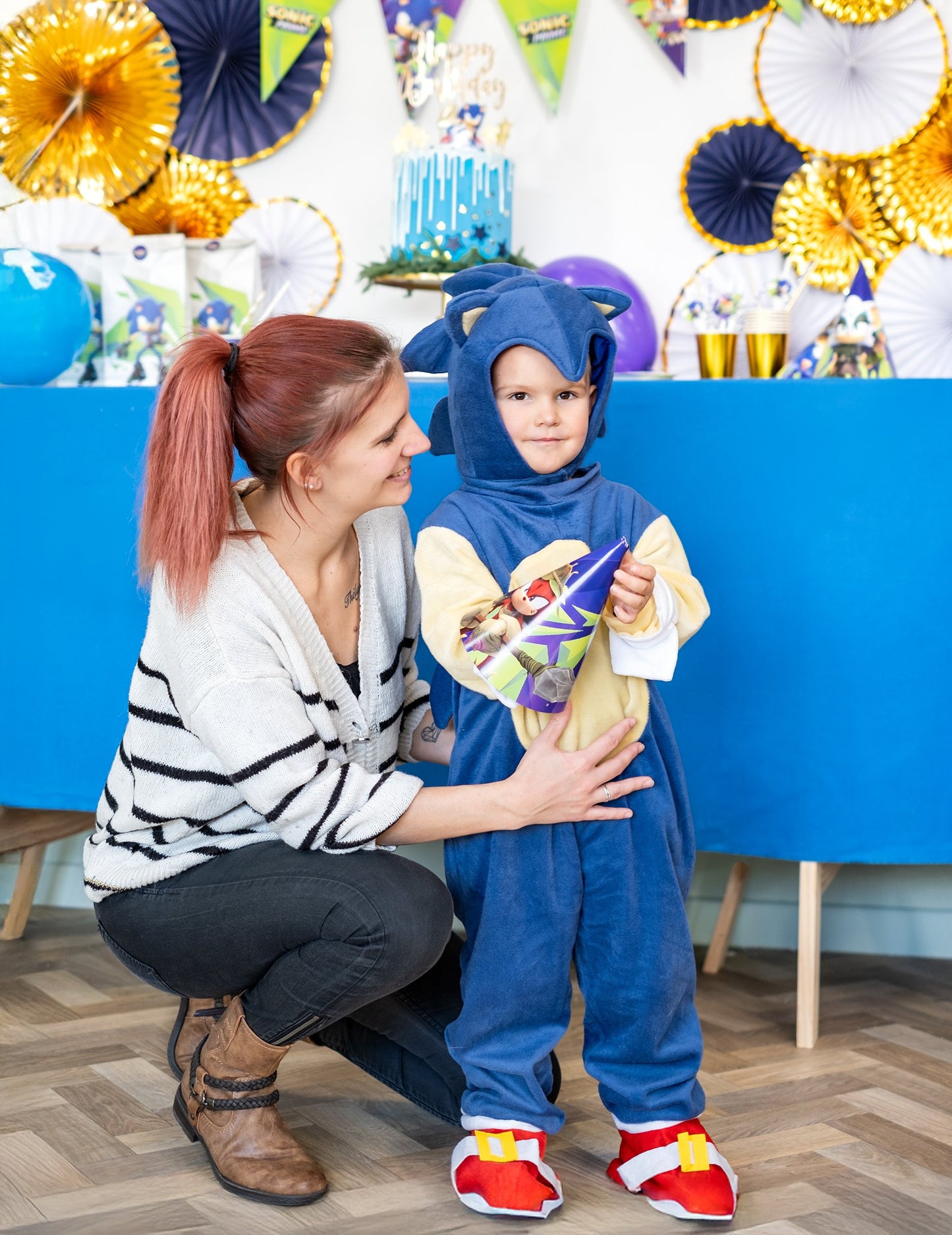 Costum de lux Sonic Child