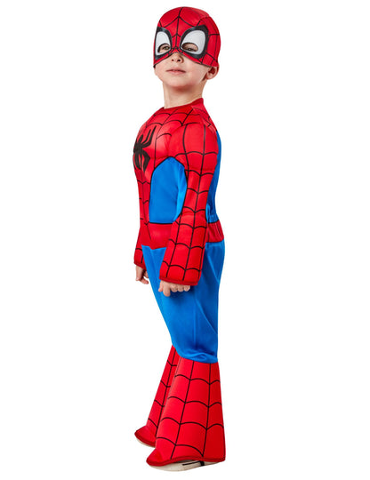 Vue de trois-quart du déguisement luxe Spidey et ses amis extraordinaire pour enfant