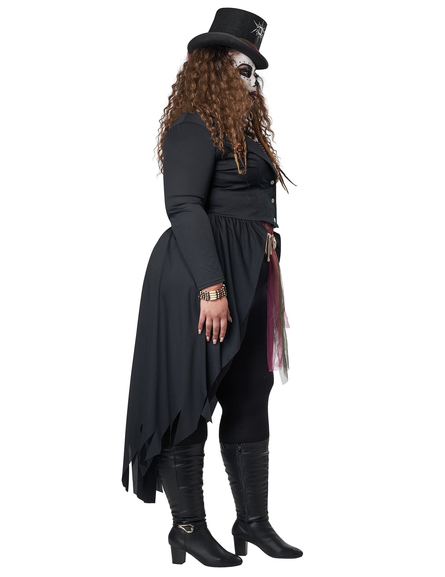 Déguisement magicienne vaudou grande taille luxe femme