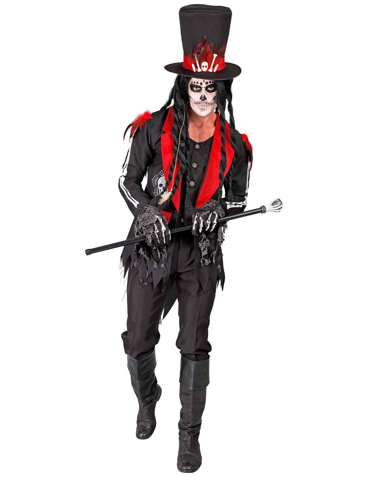 Costum de maestru voodoo pentru bărbat