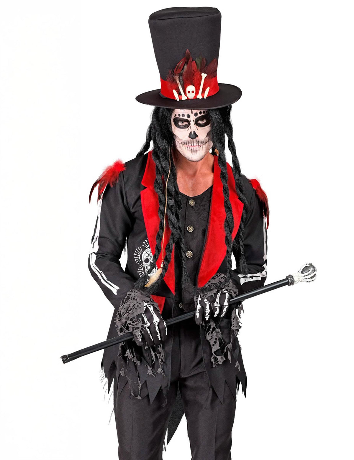 Costum de maestru voodoo pentru bărbat
