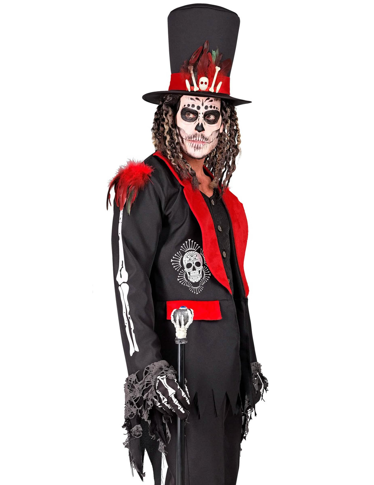 Costum de maestru voodoo pentru bărbat