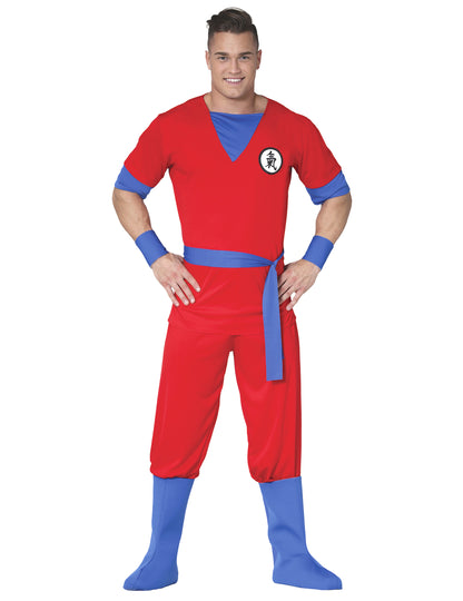 Costum de manga roșu pentru adulți